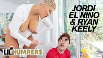 Big Tit MILF Ryan Keely Dominates Young Stud Jordi in Wild Fuck