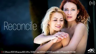 Fiery Redhead and Blonde Lesbians Fuck Passionately Poolside