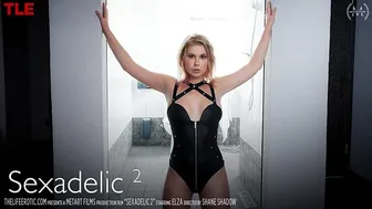 Elza's Hairy Pussy Drips as She Breaks Free from Bondage and Masturbates