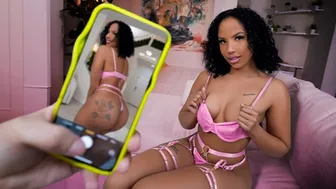 Ebony Stepsister Seduces Stepbrother in Taboo Bathroom Encounter