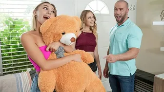 Step Sisters Compete For Stepbrothers Massive Cock