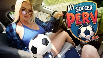 Experienced Blonde MILF Teaches Young Stud With Dirty Talk and Rough Handjob