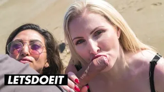 Blonde Latina MILF Takes Risk with Horny Fisherman for Wild Outdoor Sex