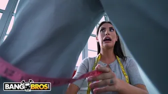 Busty August Ames Eagerly Pleases Her Client's Massive Cock
