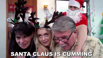 Blonde Babe Anastasia Knight Fucks Santa with Big Cock in Xmas Fantasy