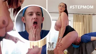 Busty British MILF Emma Butt's Steamy Massage Session Turns Wild with Sam Bourne