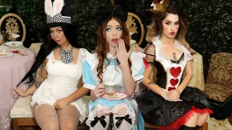 Alice's Wild Cosplay Orgy with Horny Friends