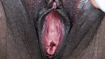Ebony Sibling Teaches Intimate Pussy Play and Creampie Finish