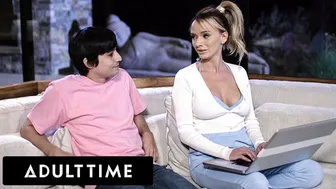 Insatiable Stepson Relentlessly Fucks Blonde MILF Pristine Edge All Night Long