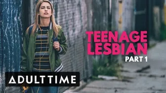 Teen Lesbian Spies on Wild Party Hookup Before Joining Steamy Threesome
