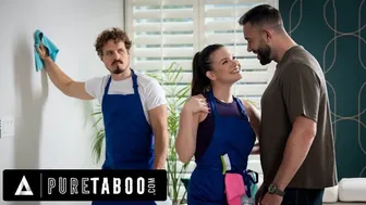 House Cleaner Alison Rey Flirts With Rich Customer Will Pounder While Her Husband Watches
