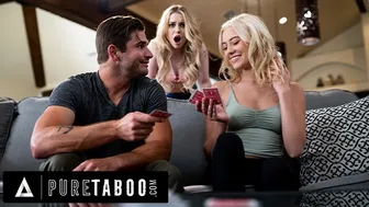 Haley Spades Joins Skyler Storm in a Jealous Threesome with Their Stepcousin