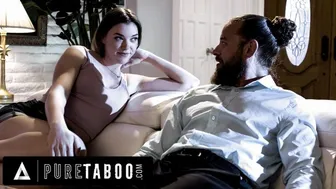 Teen Seduces Older Lover in Steamy Taboo Fantasy Role Play