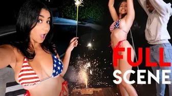 Busty Hotwife Roxie Sinner Fucks Stranger's Explosive Cock July 4th