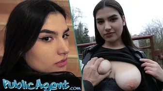 Stranded Hottie Gets Rough Public Fuck by Stranger's Massive Cock
