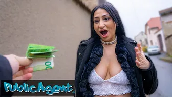 French MILF with Glorious Natural Tits Fucks Hard in Public POV Scene