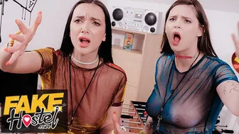 Rave Party Ladies & Taylee Wood's Big Tits Dominate Thick Cock Threesome