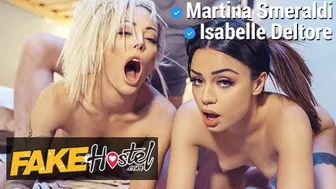 Strict Room Inspection Unleashes Blonde Tattooed Babes' Wild Threesome
