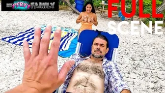 My Stacked Stepsis Serena Santos Fucks Me at the Beach and Takes My Load