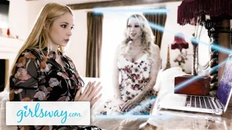 Blonde MILFs Sarah Vandella and Katie Morgan Scissor in Passionate Lesbian Reunion