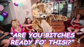 Group Of Horny Sluts Go Wild For Male Stripper's Massive Cock
