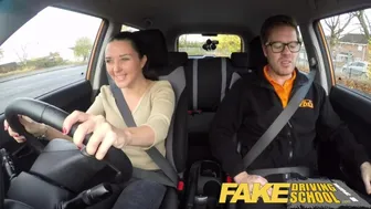 Young British Teen Gets Fucked Hard After Her Driving Lesson