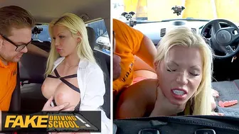 Inspect her massive fake tits before pounding her tight ass
