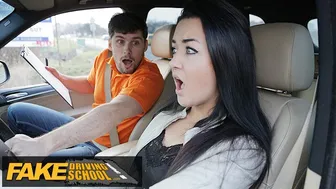 Zuzu Sweet Earns Her License with a Hot Car Blowjob and Creampie Facial