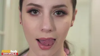 Busty Brunette Cheats on Boyfriend with Older Man in Shared Room