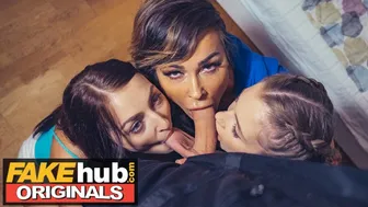 Confronted Dorm Stalker Fucks Teens and MILF Senseless