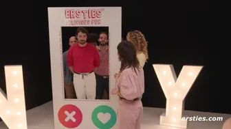 Blonde German Babe Plays Sexy Tinder Game in Real Life with Doggystyle Action