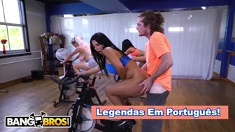 Rose Monroe and Brick Danger's Steamy Workout with Portuguese Subtitles