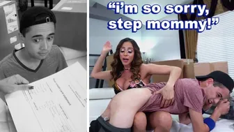 Angry MILF Ariella Ferrera Teaches Reckless Step Son A Lesson