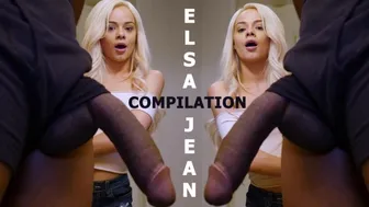 Petite Teen Elsa Jean Takes on Multiple Big Cocks in Intense Compilation
