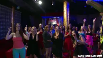 Wild Group of Horny MILFs Get Creamed in Public Orgy