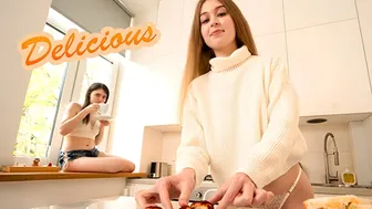 Sensual Teen Lesbians Explore Bush vs Shaved Pussy Passion