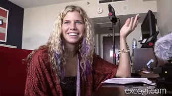 Blonde College Hippie Pounded to Intense Orgasms and Drenched in Cum