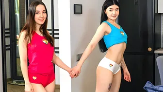 Cold Pool Water Ignites Fiery Lesbian Passion Between 18yo Teens