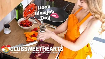 Ultimate Steak and Blowjob Celebration with Mirka Grace and James Slot