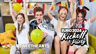 Euro 2024 Party Ignites with Teen Lust and Intense Group Fucking