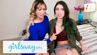 Blonde MILF Cherie Deville Devours Young Brunette Pussy & Asshole
