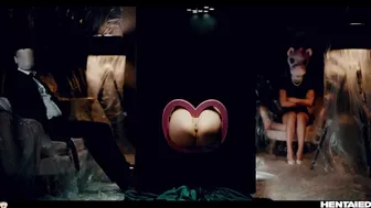 Mary Bambola Takes Double Penetration from Monsters at Glory Hole
