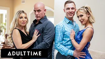Ashley Fires & Aiden Ashley Swap Husbands in Wild Foursome Orgy