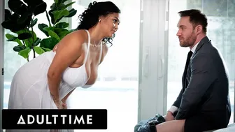 Busty Bride Ashlyn Peaks Rides Best Man's Thick Cock to Relieve His Pre-Wedding Tension