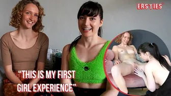 Serafina's First Time Exploring Lesbian Passion with a Curvy Partner