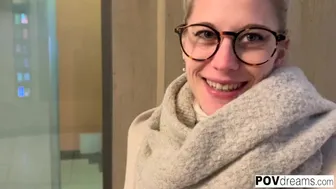 German Blonde Tourist Picked Up on Prague Streets and Fucked Hard