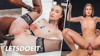 Cock Hungry Brunettes Gape Their Big Asses For Massive BBCs