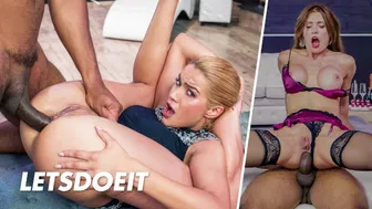 Blonde and Brunette Sluts Take Massive BBC in Extreme Anal Compilation