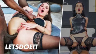 Petite Brunettes Alyssa Reece and Megan Venturi Take Rough Anal and Massive Black Cocks
