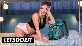 Anastasia's Yoga Stretches Lead to Anal Fucking with Her Eager Roommate